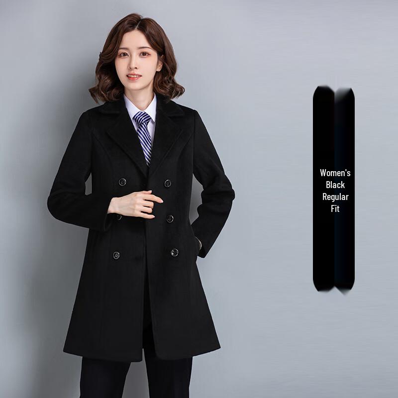 Jdn Tiara Unisex Mid-Length Wool Blend Coat