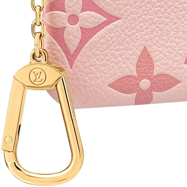 Louis Vuitton Pattern Printed Zipper Wallet Women Wallets Gradient-Pink M82204