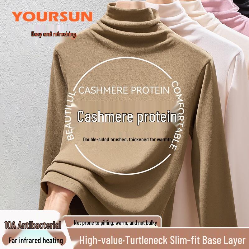 

Yiershuang Women s Premium High-Neck Long Sleeve Slim Fit T-Shirt 2XL