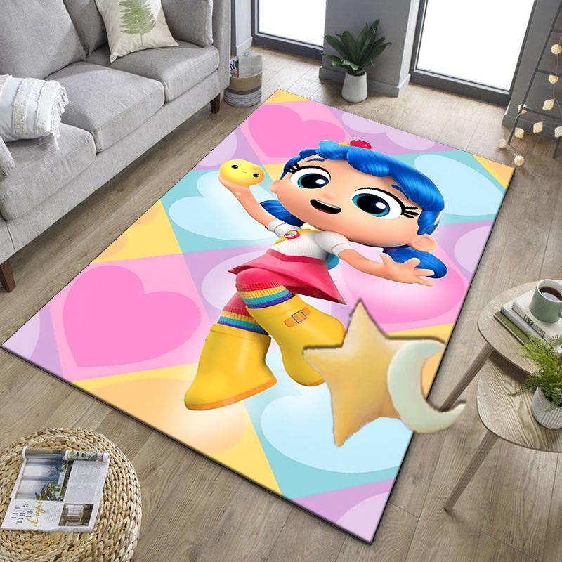 Rainbow Kingdom Adventure Office Rug Chair Mat, Game Carpet, Suitable for Front Door, Bedroom, Living Room, Desk, Holiday Gift
