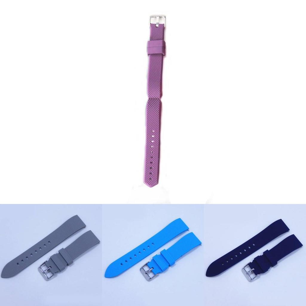 Smartwatch Strap 20mm Silicone Waterproof Sport Band With Quick Release For Men Women