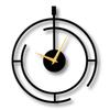 Analog Wall Clock for Home & Office | Big Size Stylish Latest Home Decor | (40 X 40 CM) | Black Color (Battery Included)