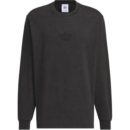 Adidas Originals LONG SLEEVE TOP T-Shirt Men s Black JV6938 S чёрный