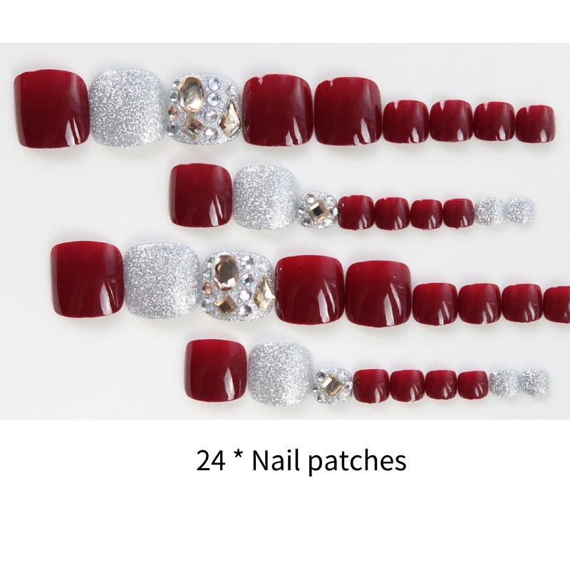 

Nail Wearable Womens Toe Patch Beauty Detachable Durable Advanced Fashionable