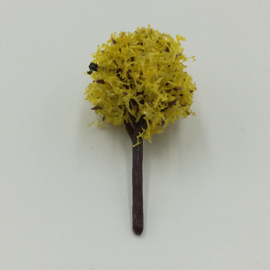 DauStage Forest for N Gauge and Architectural Available in 50 or 100 Colors 100 Trees, 3cm, Dioramas, Railways, Models, (16, Yellow, Pieces)