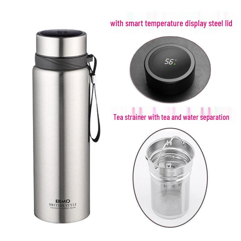 Xiaoyueya Smart Temperature Display Stainless Steel Thermos