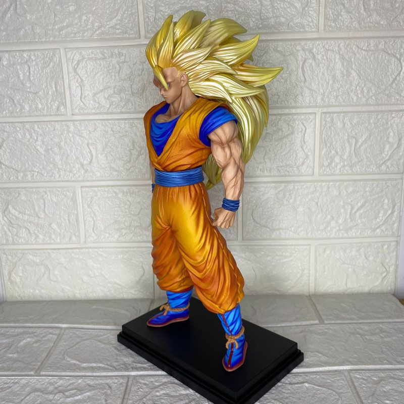 Jt Studio Super Saiyan 3 Dragon Ball Goku Figure Ssj3 Hot Toys Figure Detachable Movable Action Figure Pvc Anime Model Ornament