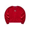 Skechers New Year Sweatshirts Women's Bright Red Crew Neck Moderate Regular L123W007-00R3
