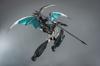 Robodo Original Version Shin Getter Robo Shin Getter 1 Threezero Arranged Version Black Made of Alloy Scarf Is Made of Cloth Painted Movable Figure