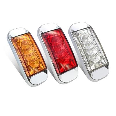 Gut sichtbare 16 LED LKW Seitenleuchten Langlebige wasserdichte Seitenleuchte Schnelles Blinken für klare Fahrtrichtungsanzeigen