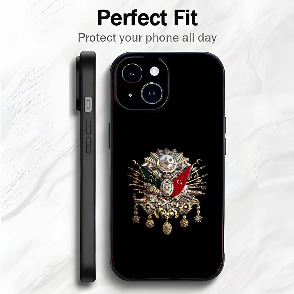 Symbol Coat of Arms of the Ottoman Empire Phone Case Phone Case Soft Packaging Lightweight For iPhone17 16 15 14 13ProMax