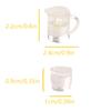 1Set 1:12 Dollhouse Miniature Kettle Lemon Water Cup Beverage Tea Set Kids Pretend Play Toy Doll House Accessories