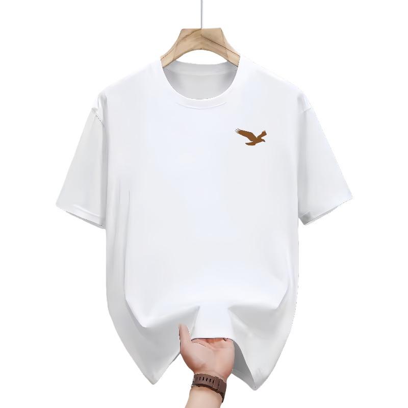 Summer Mens and Womens Printed Roundneck Shortsleeved Loosefitting Sporty and Casual Fashion Tshirt