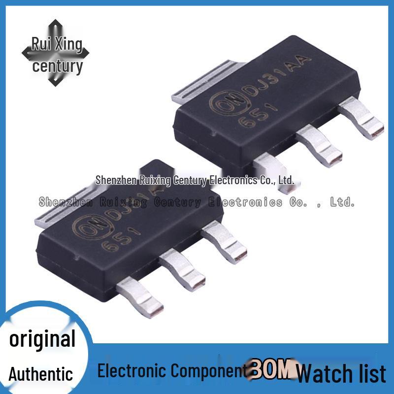 Original NZT651 Screen Printing 651 SMD SOT-223 60V 4A Low Voltage MOS Tube In Stock