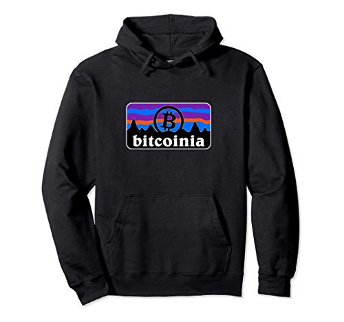 Bitcoinia Bitcoin Crypto Currency Funny BTC Hoodie