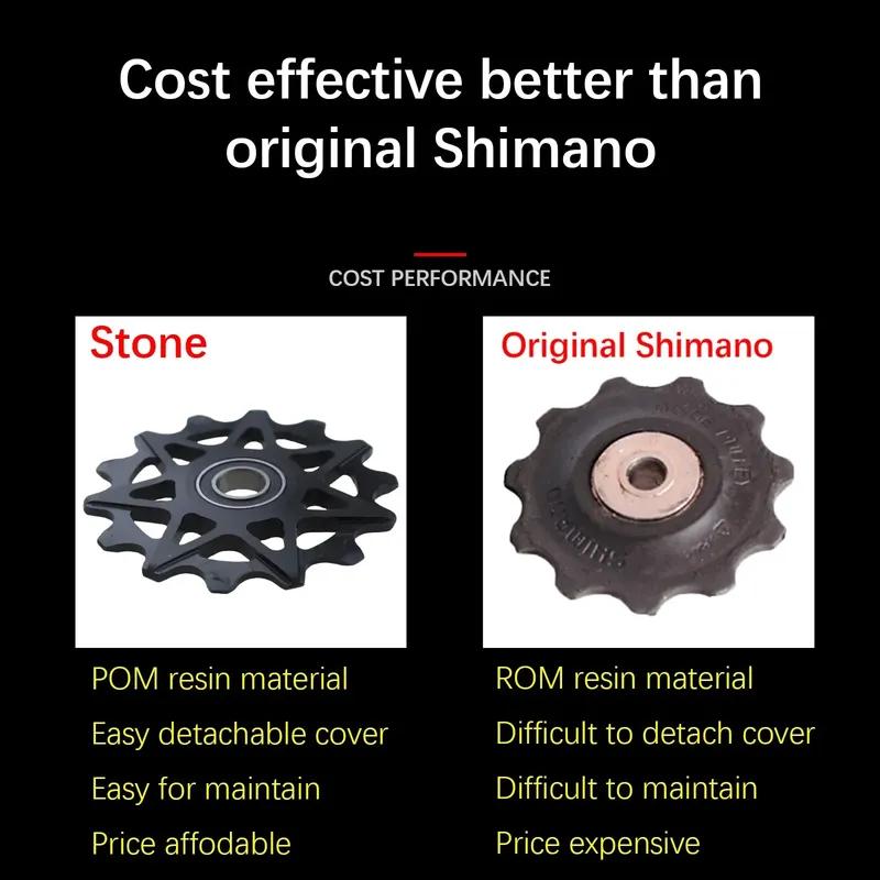 Stone 12s Pulley Wheel Guide Jockey 10t 12t 14t 16t Bearing Road MTB Bike Rear Derailleur for GX XX1 for Shimano M9000 hollow