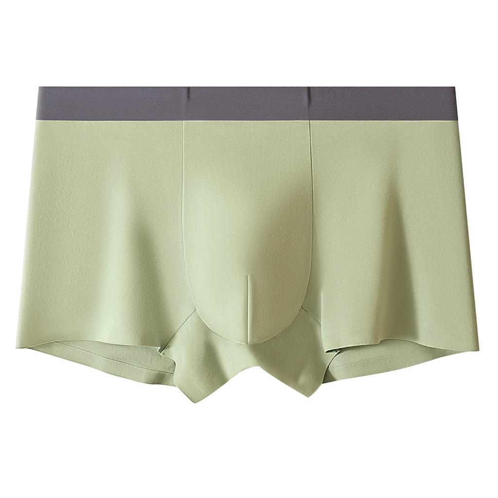 Men's Spring and Summer New High End Non Mark Comfortable Cotton Flat Angle Underwear