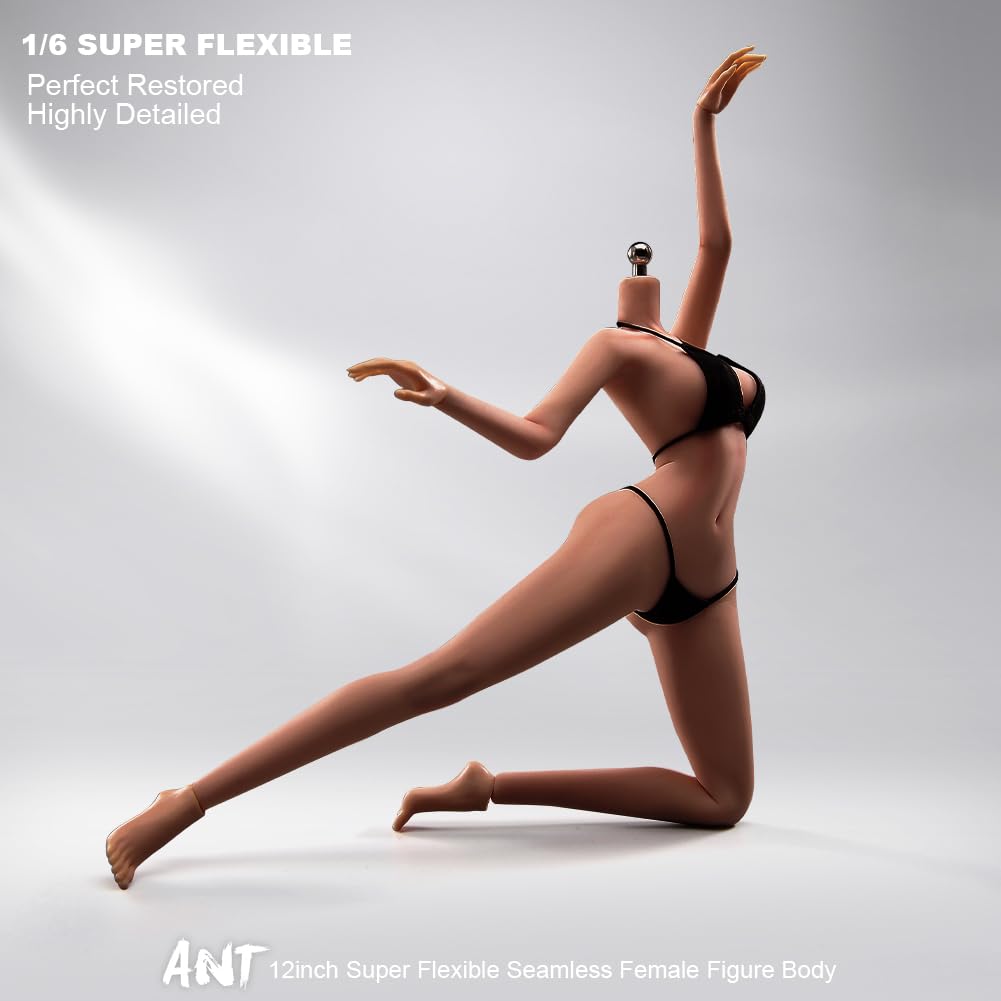 Proportional Makeup Female Body and Clothes Super Flexible Joint Movement Diagram Blue Beauty Black Skin Seamless Body Large Breasts Hobby Collection