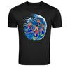 Surfers Riding Big Wave Surf Graphic T-Shirt