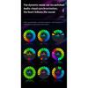 Car air outlet aromatherapy rhythm light car mounted perfume pickup light voice controlled music atmosphere light