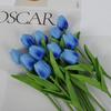 10Pcs Artificial Flower Decoration with Stem Fake Tulips Real Touchs Bridal Bouquets Floral Decor Photography Props