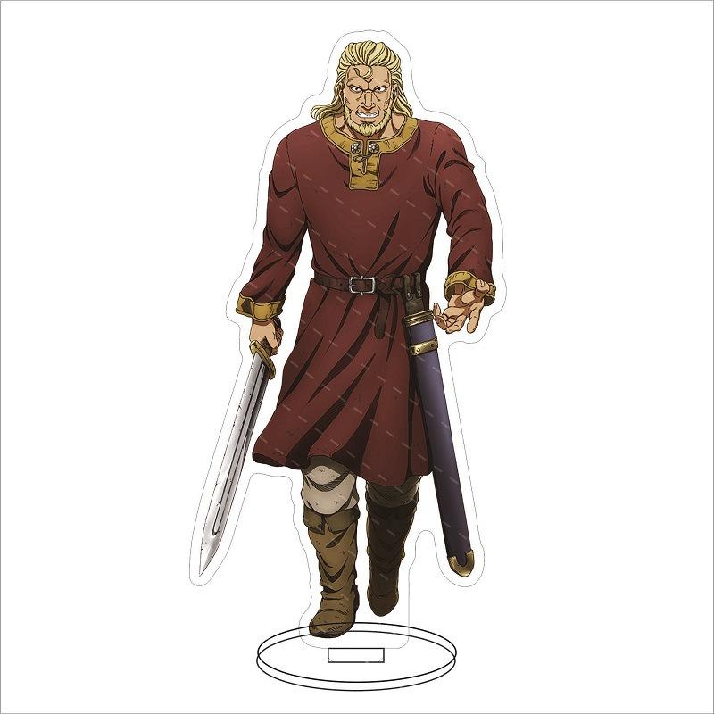 Anime Vinland Saga Thorfinn Acrylic Stand Model Plate Decoration Desk Figure Display Fans Gifts Animation Products Tableware