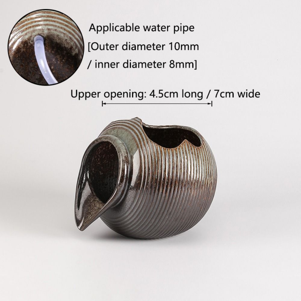 Top Opening Circulating Waterfall Jar Flower Pots Open Ceramic Tank  Courtyard