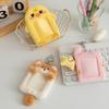 Cartoon Animal Characters Plush Album Card Holder Bus Card Bank ID Card Protective Display Sleeves Backpack Pendant Gifts
