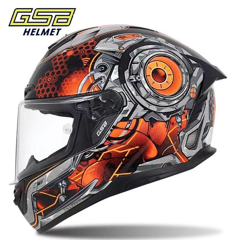 Motorcycle Helmet Men's and Women's Locomotive Full Helmet Bluetooth Electric Vehicle Four-season Universal Running Helmet Helmet