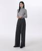 MUSINSA STANDARD WOMAN Women'S Heavyweight Fleece-Lined Two-Pleat Wide Elastic Slacks [Gray]