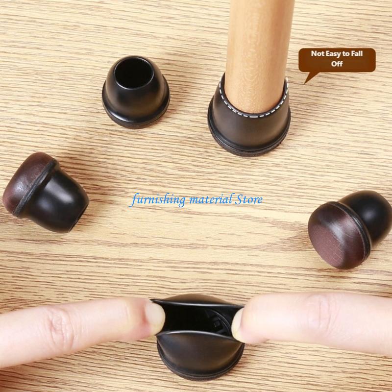 Y5GD 8Lots Table Chair Leg Feet Pad Cap Round Nonslip Feet Protectors Pad Furniture Leveling Feet Home Decoration