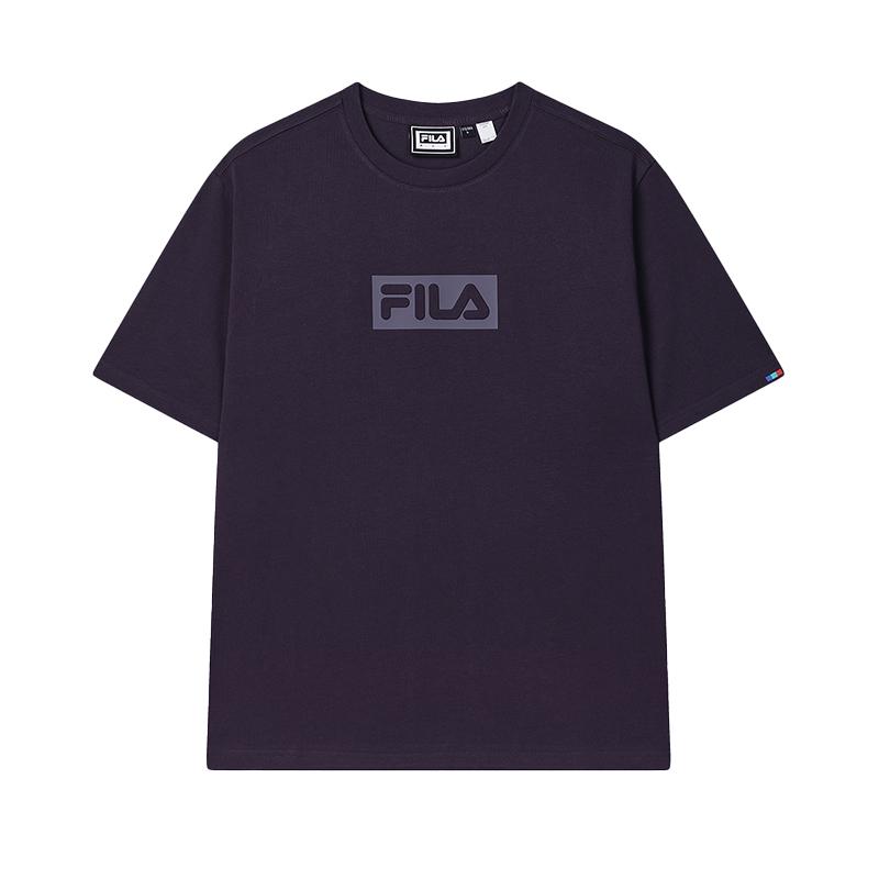 New FILA ORIGINALE T Shirt Unisex Dark Purple DP F51M529110F-DP