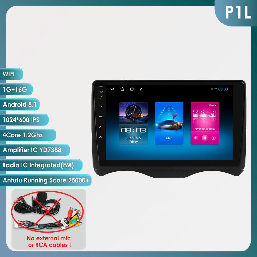 

OSSURET Carplay 4G 2Din Android 13 автомобильное радио для Citroen C2 2002 - 2006 Citroen C3 мультимедийный видеоплеер интеллектуальный экран GPS DSP WIFI Авторадио