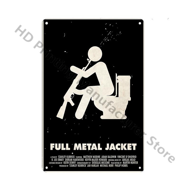 Toilet Wall Decoration Pub Vintage Metal Sign Home Funny Decor Toilet Tin Sign WC Lavatory Toilettes Wall Art Bathroom Restroom