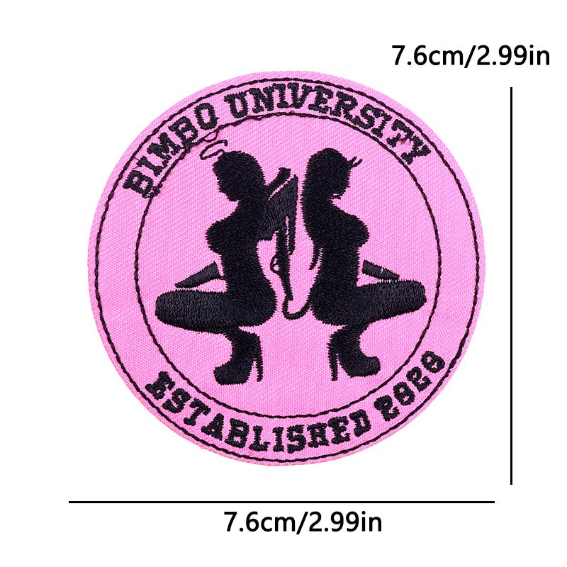 Feminist Good Vibes Embroidery Patch Iron On Positive Empowerment Slogan Fusible Patch for Jacket Vest Uplifting Daily Decor