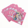 Birthday Kids Unicorn Party Supplies Tableware Plates Cup Fork Tablecloth Banner
