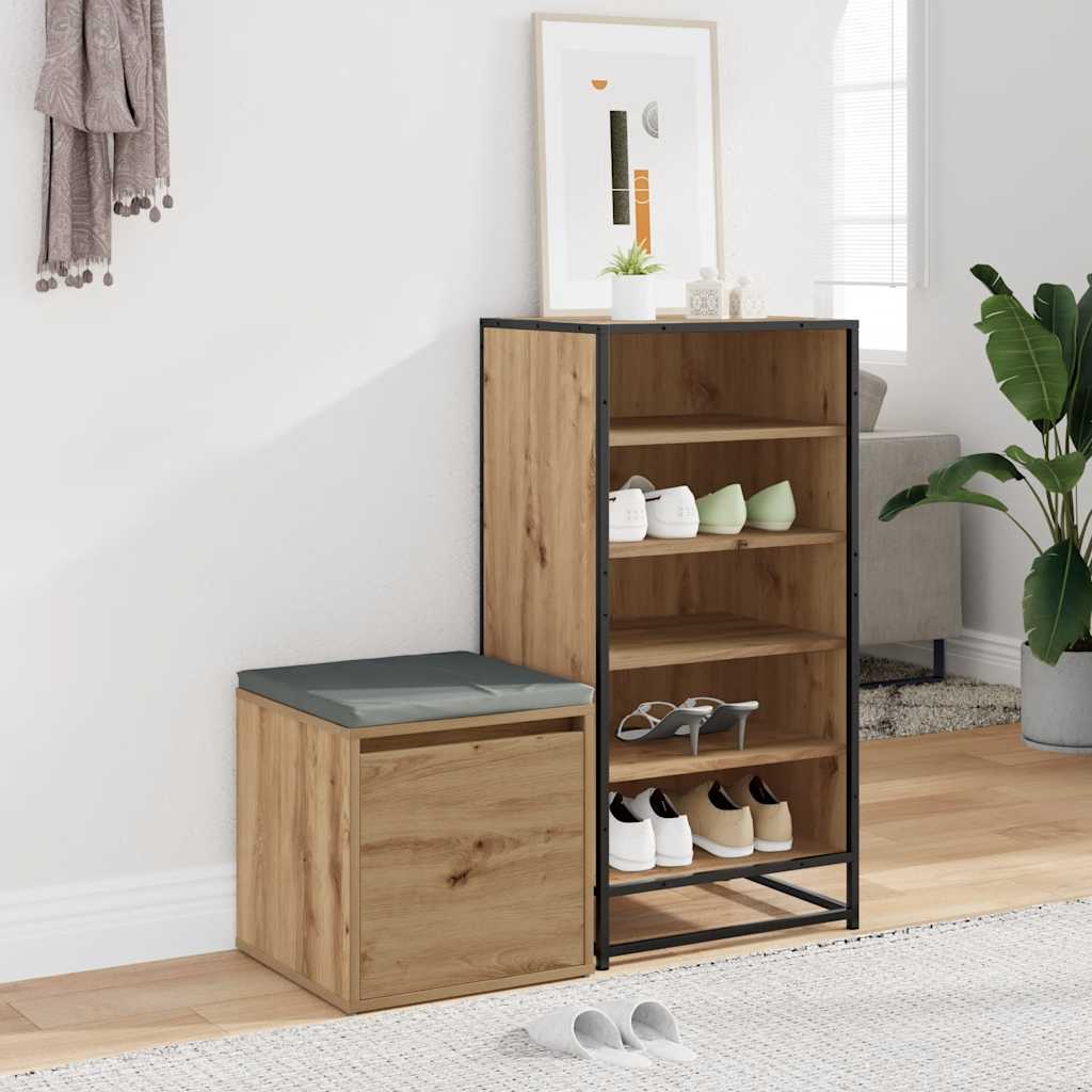 Drawer Box Artisan Oak Look 40.5 X 40 X 40 Cm Engineered Wood