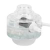 Waterproof Aquarium Bubble Light LED Even Air Output Fish Tank Light Colorful Gradient Submersible Underwater Light Fish Tank