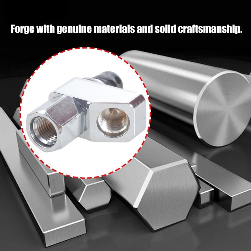 High Pressures Port Adaptor Low High Pressures Scubas Diving Swivels Connector for Diving Equipment Connection