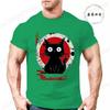 Kawaii Cat Japanese Black Anime Cat Men's T Shirt Tee T-Shirt Kawaii Clothes Shirts for Women Tops Graphic T Shirts Camisetas