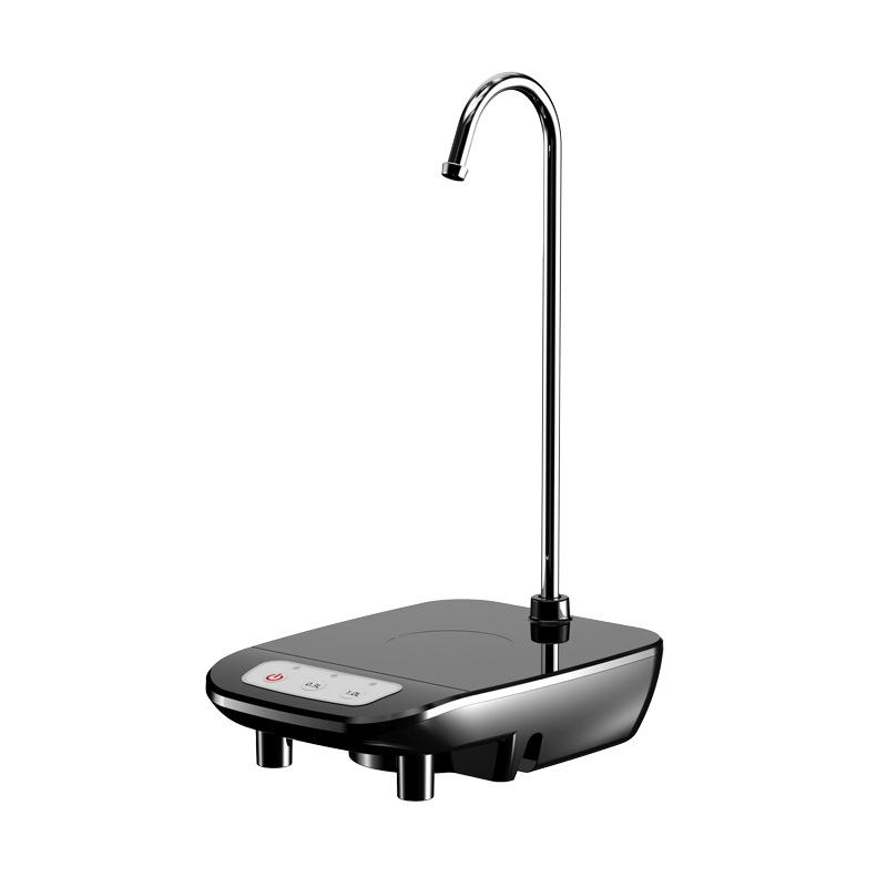 

Электрический диспенсер для воды, перезаряжаемый через USB, портативный электрический автоматический водяной насос, ведро, диспенсер для бутылок, автоматический для кухни чёрный