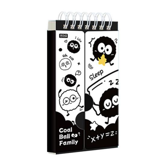 

Black Cat Vocabulary Notebook Portable Pocket Size Notebook Mini Coil Spiral Word Book for Students B Random Style