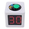 4 Sides Cube Timer Batteries Operated Accurate Seconds Countdown Timer for Chess Poker Race White