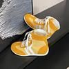 Lightweight Soft-soled Flat-soled High-top German Training Shoes for Women's 2025 Spring New Big-headed Ugly Cute Shoes Lace-up Color Matching Sports