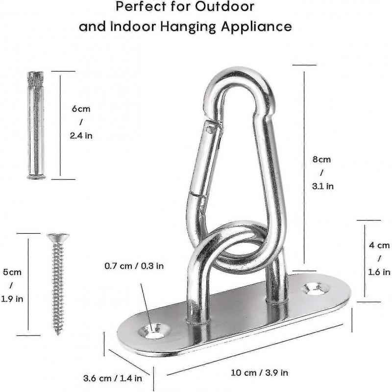 Ceiling Hook, 450kg Capacity Heavy Duty Ceiling Wall Mount Hook 304 Stainless
