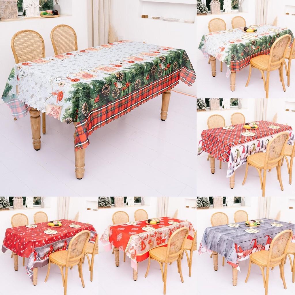 Decoration Christmas Printed Tablecloths Creative Desktop Dress Supplies Up
