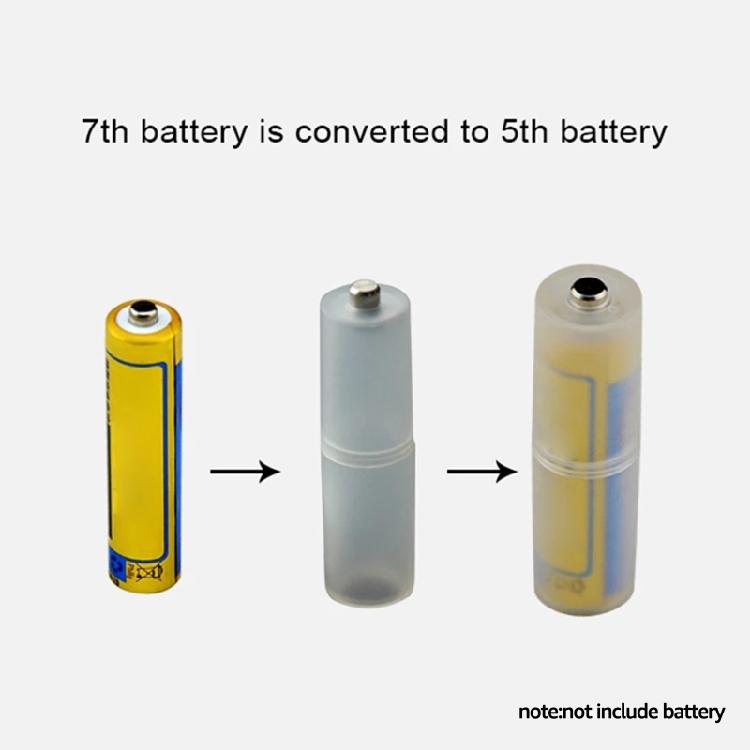 4 Pezzi Porta Batterie Domestico Convertitore da AAA ad AA Scatola Antipolvere