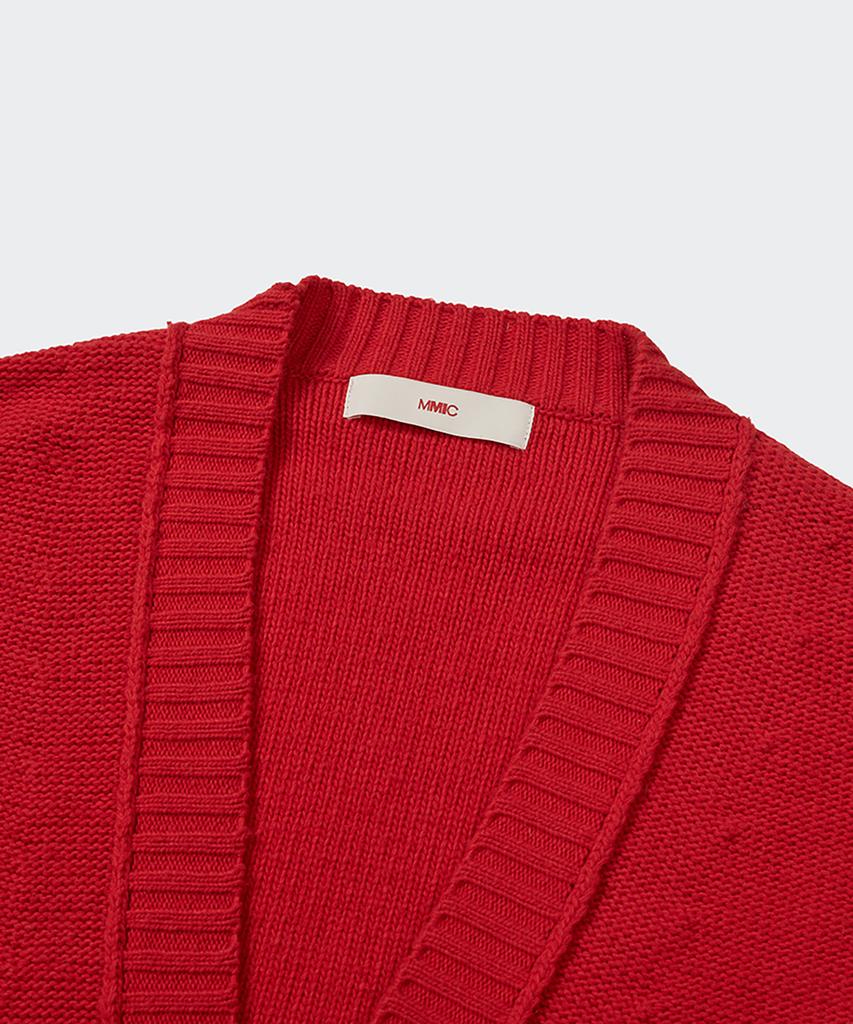 Mmic Flux Cardigan Red