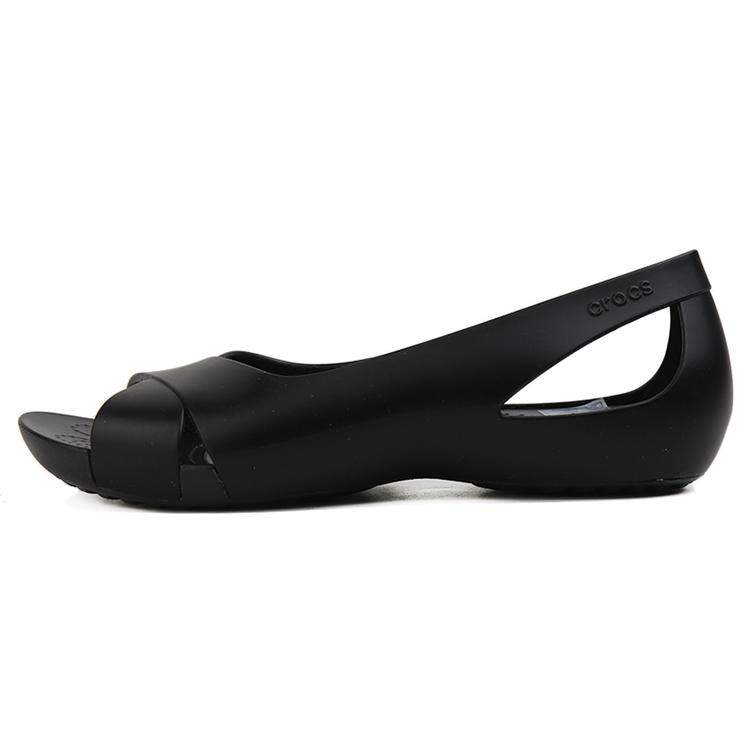 

Crocs Serena Fashion Stylish Black Sandals Women s 206106-001 34-35