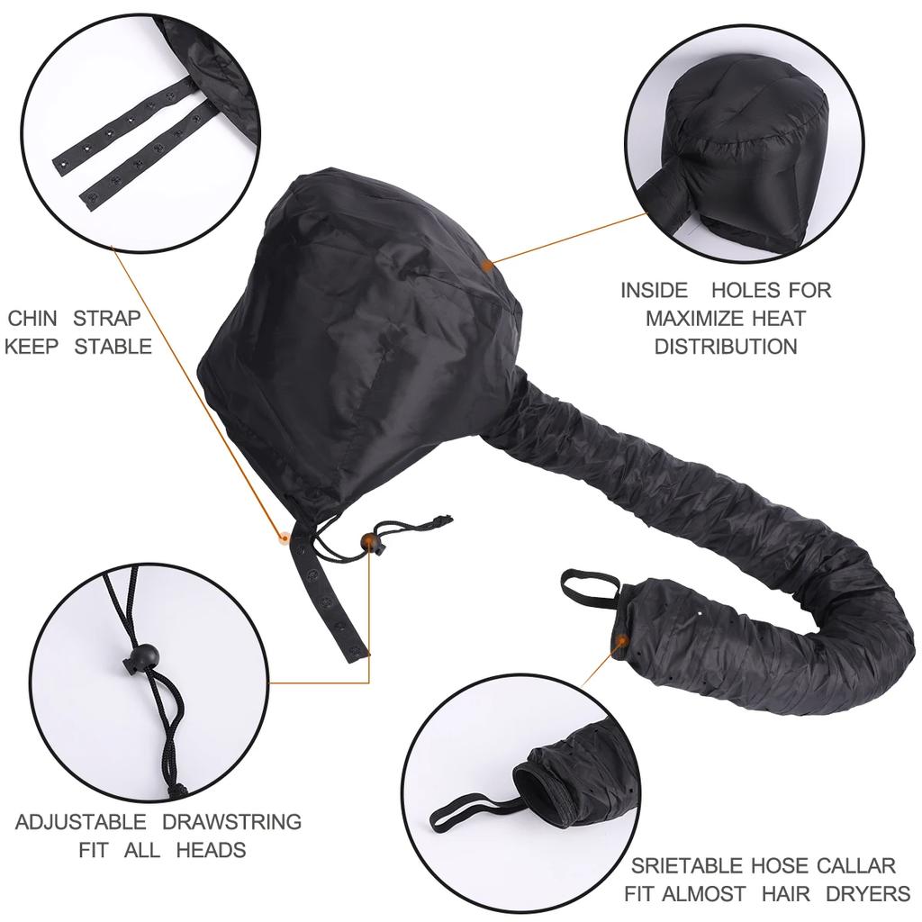 Hot Design Portable Soft Hair Perm Dryer Nursing Cap Heating Warm Air Drying Treatment Caps Women Home Hairdressing Tool Supply
